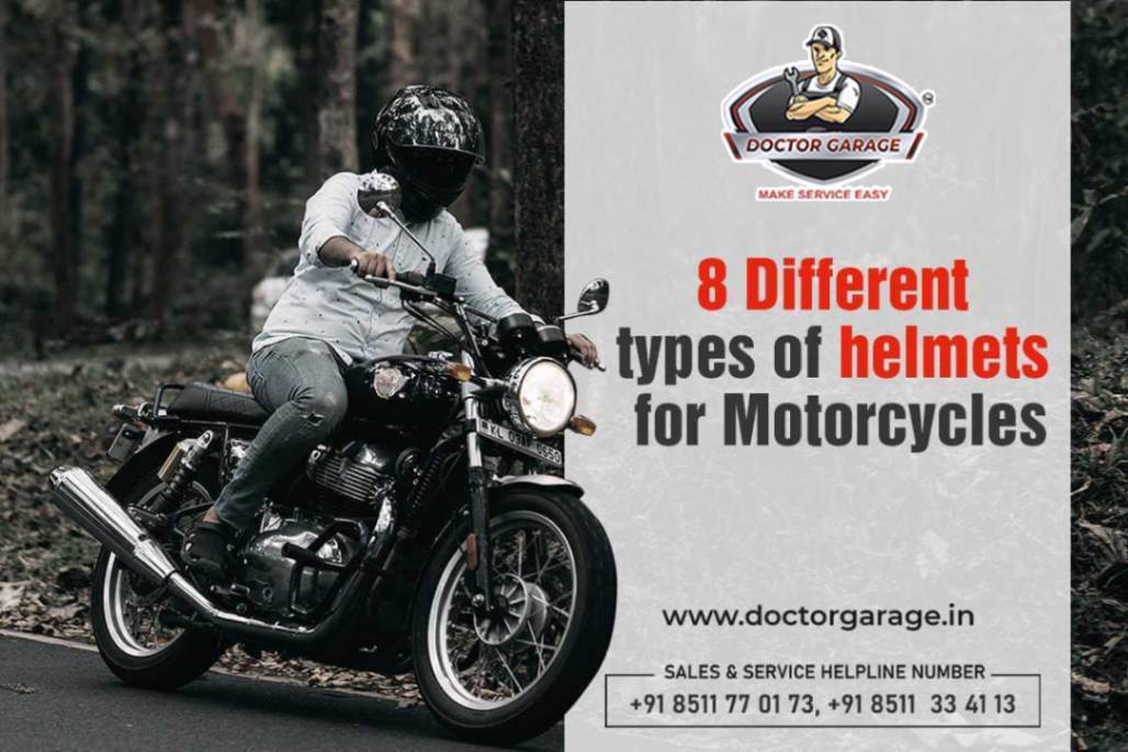 8 Different Types of Helmets for Motorcycles