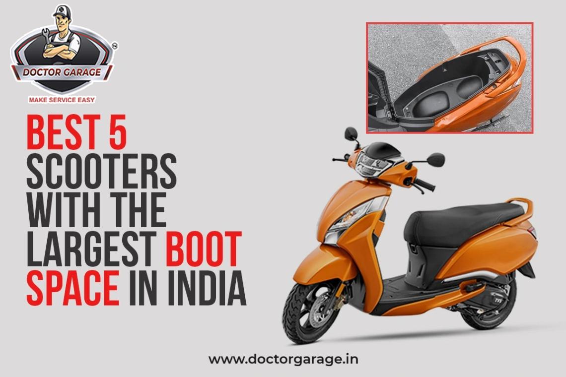 Best 5 Scooter with Largest Boot Space