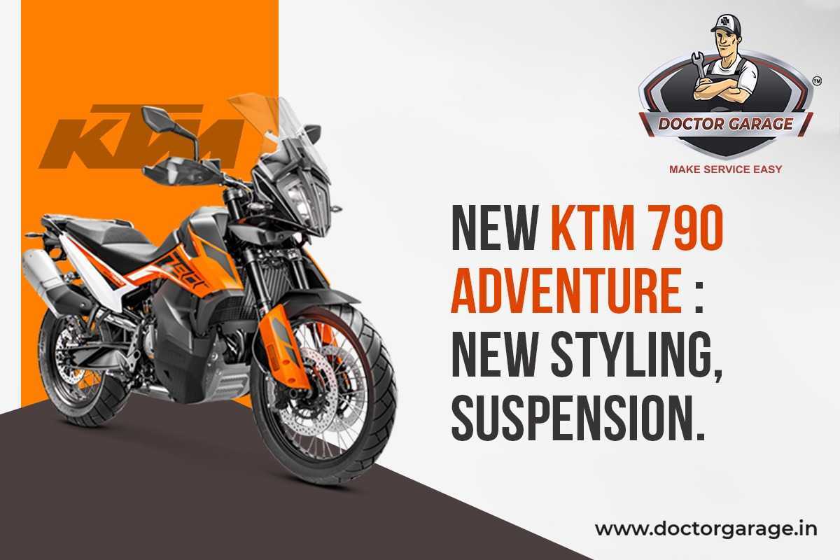 New KTM 790 Adventure New Styling, Suspension